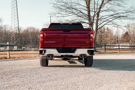 Corsa 2019-2025 Chevrolet Silverado 1500 5.3L 147.5in Wheel Base Cat-Back Dual Rear 4in Polish Tips