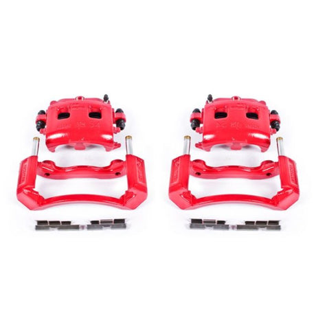 Power Stop 02-05 Dodge Ram 1500 Front Red Calipers w/Brackets - Pair
