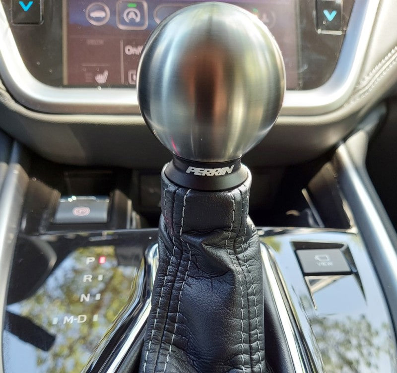 PERRIN 2020+ Subaru Outback/Ascent (w/CVT) SS Ball Shift Knob - 2.0in. / Brushed Finish