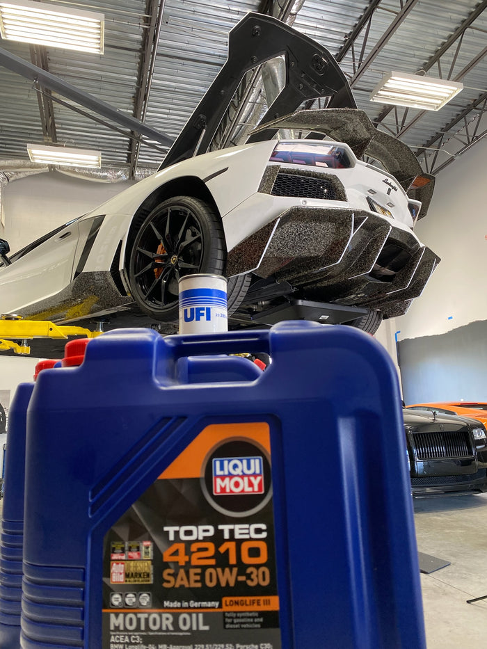 lamborghini oil change liquimoly