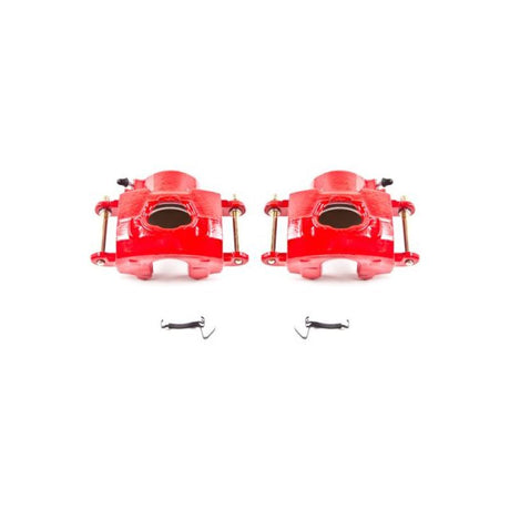 Power Stop 94-96 Chevrolet Impala Front Red Calipers w/o Brackets - Pair