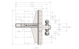 2.0” Extreme Duty 4” & 6” Offset Trailer Hitch