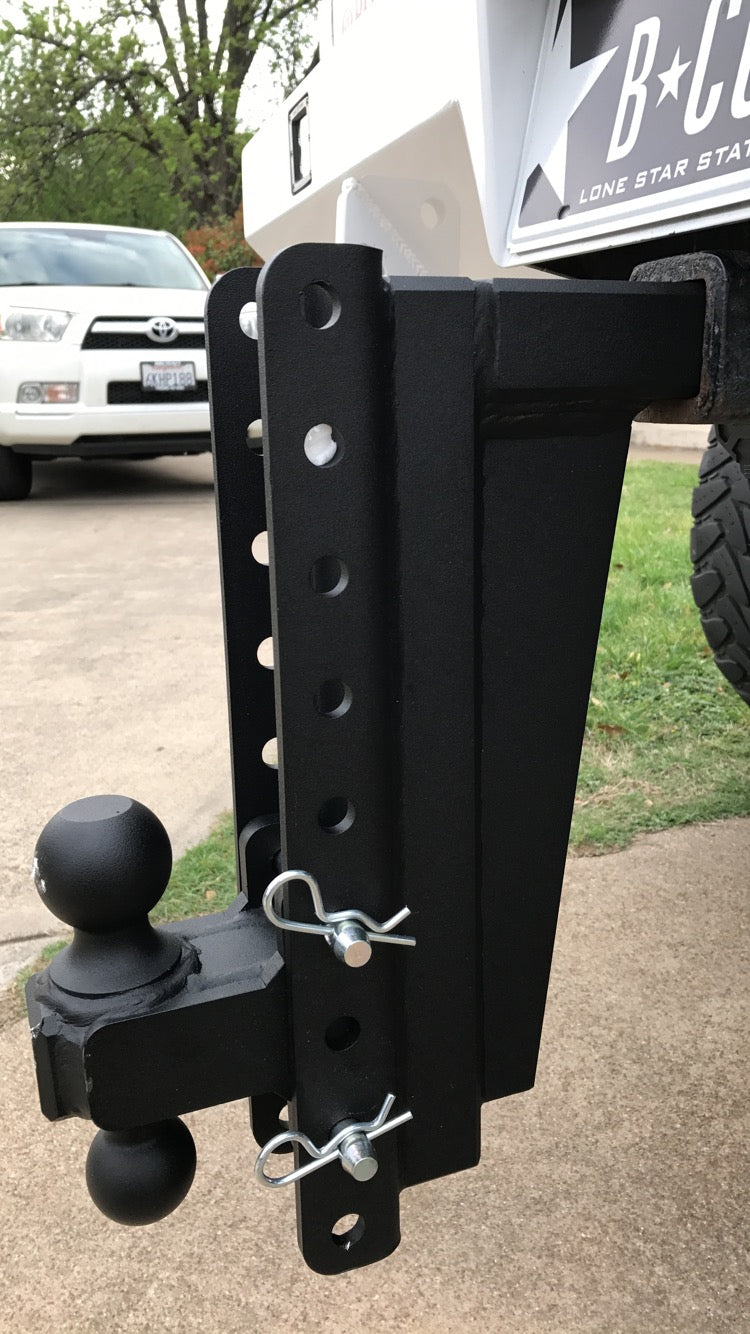 2.5” Extreme Duty 12” Drop/Rise Trailer Hitch